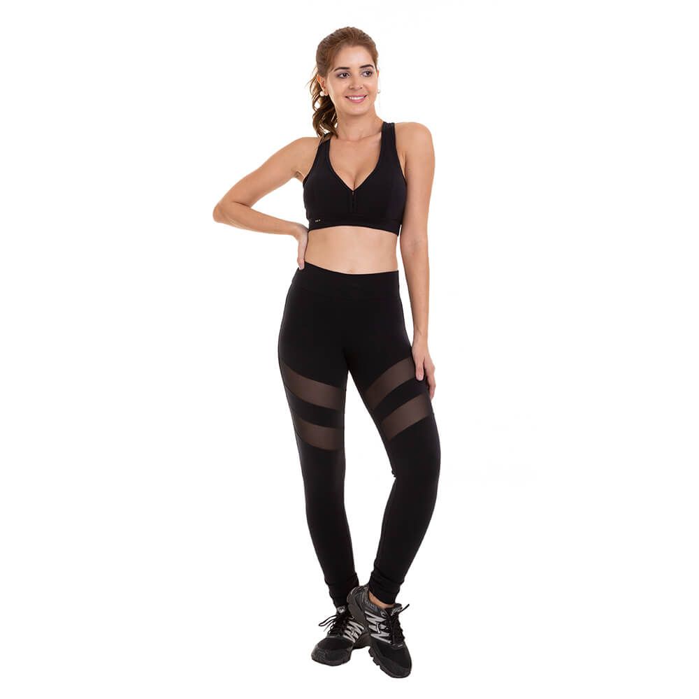 Legging metalizada para malhar!