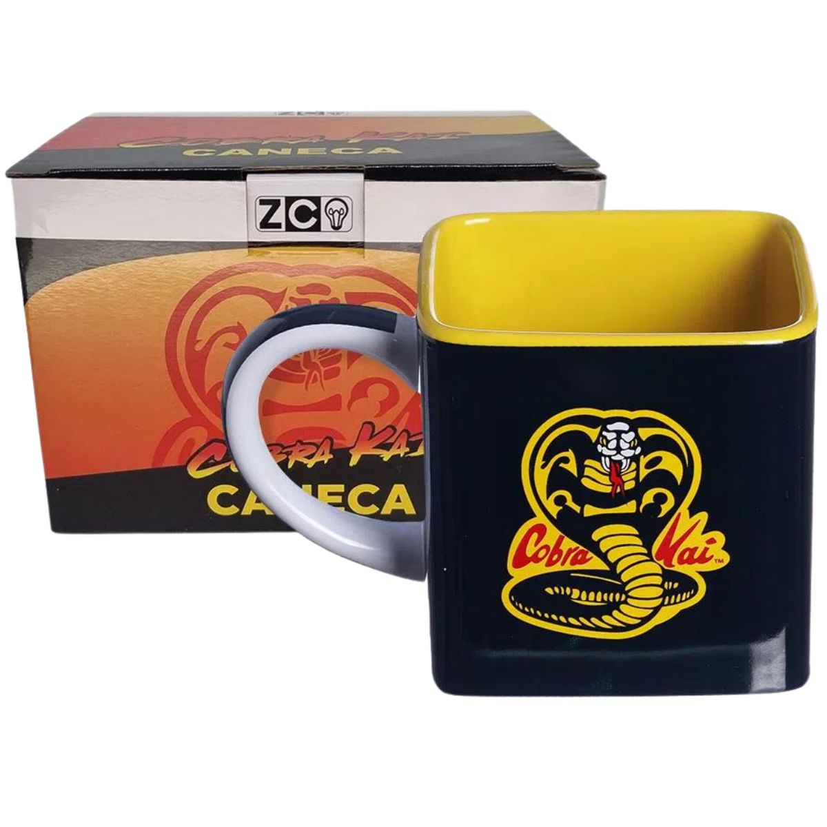 Caneca Branca Personalizada Série Netflix Cobra Kai