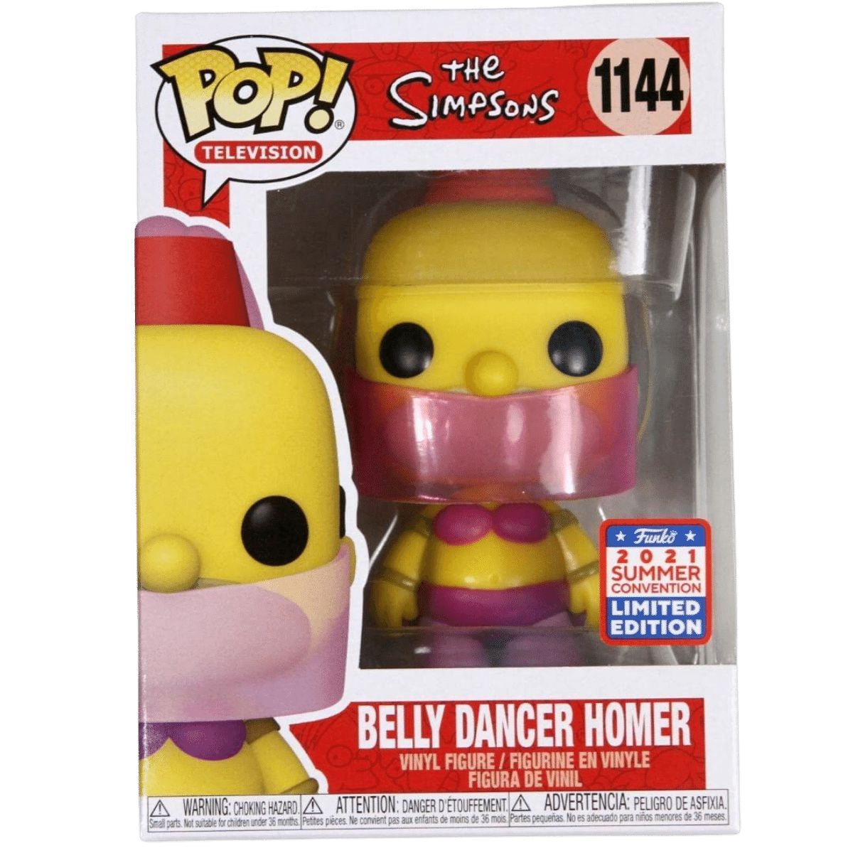 FIGURINE FUNKO POP Les Simpsons Belly dancer Homer Limited Edition 1144 Neuf EUR 12,00 - FR