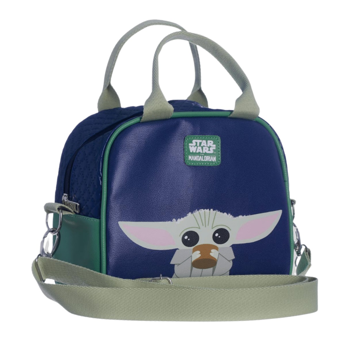Maleta Térmica Baby Yoda Star Wars Oficial Bolsa Azul Verde ...