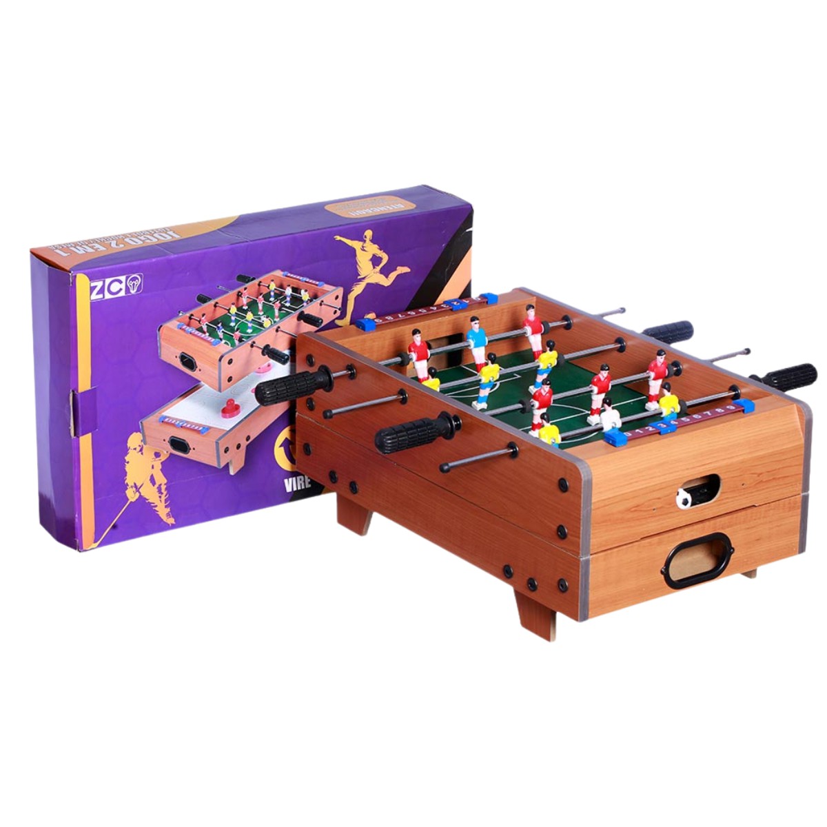 Tabela de batalha de futebol com 6 mini futebol de dois jogadores de  batalha de futebol