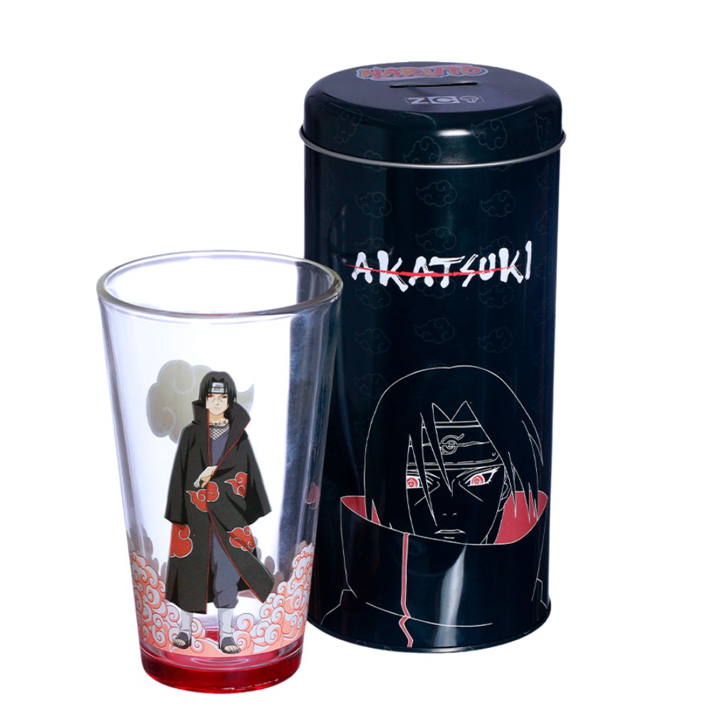 Copo Viagem Nuvem Akatsuki Naruto 400ml