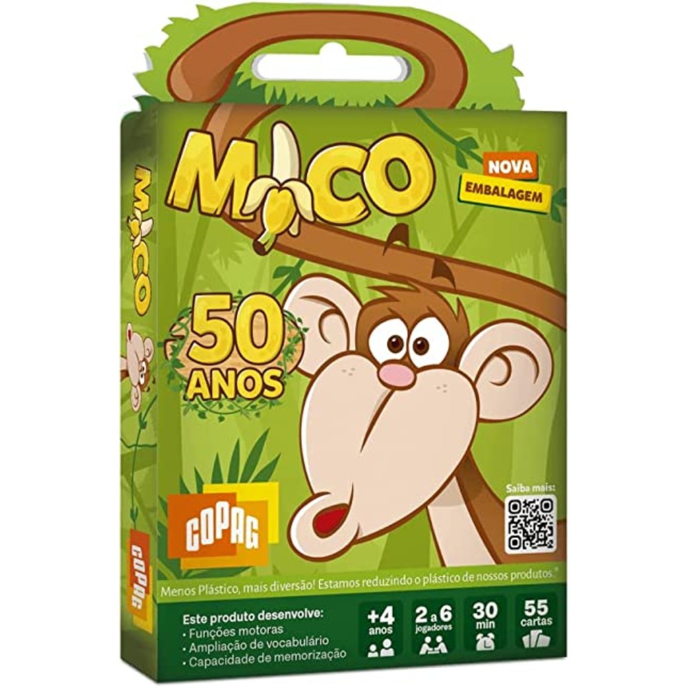 Mico Macaco Jogo de Cartas Oficial Copag Brinquedo - Adrenaland