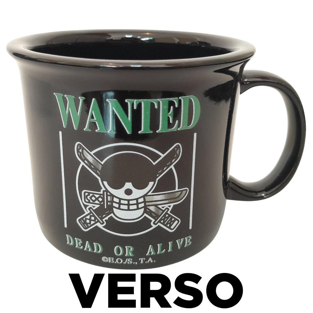 Tazza Magica Roronoa Zoro 320 Ml – Effetto Termico Anime | Svela Il Personaggio Con Il Caldo