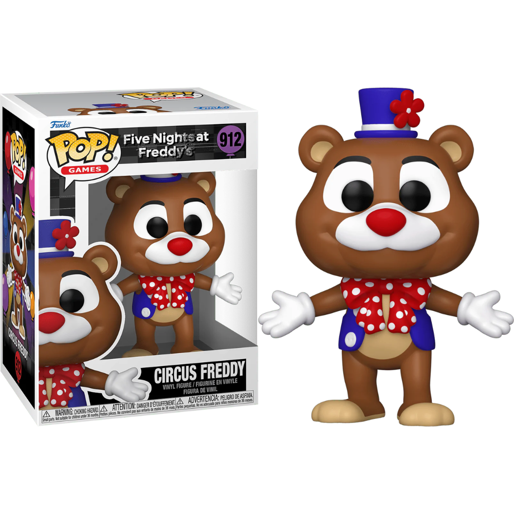 Pop Funko Circus Freddy 912 Five Nights At Freddy's Original - Adrenaland -  A Realidade da Imaginação