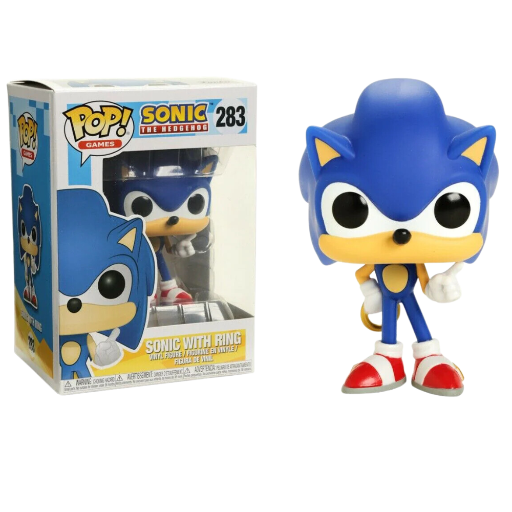 Boneco Funko Pop! Sonic With Ring #283 - Império Toys