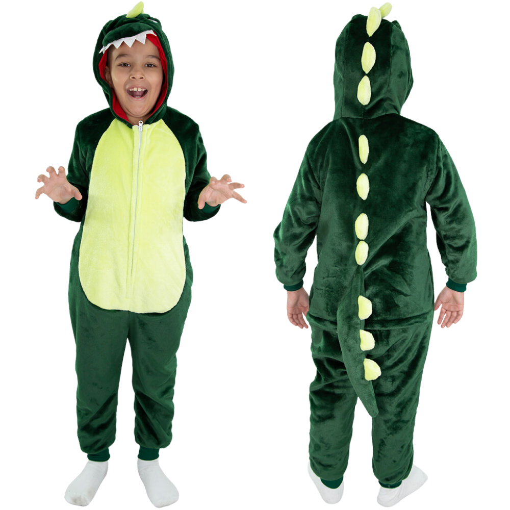 Dinossauro Kigurumi Pijama Roupa Fantasia Macacão Cosplay Infantil Inverno  Unissex - Adrenaland - A Realidade da Imaginação