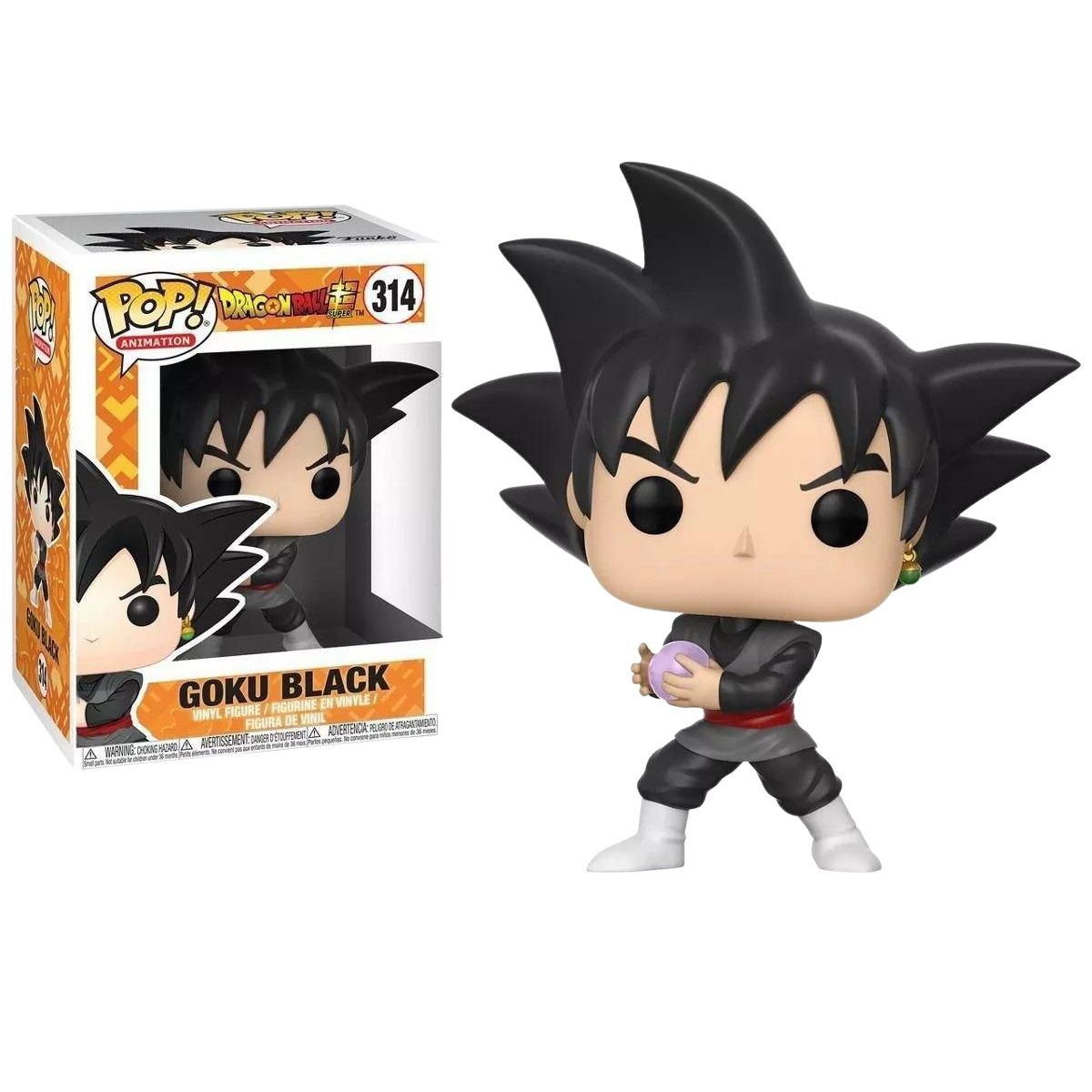 Boneco Dragon Ball Super Funko Pop Goku Black Super Saiyajin Rose 1279