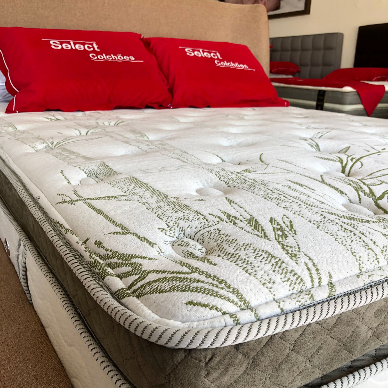 COLCHÃO CASAL HERVAL IMPERATORE ECO BAMBOO - 138x188x34CM - Select