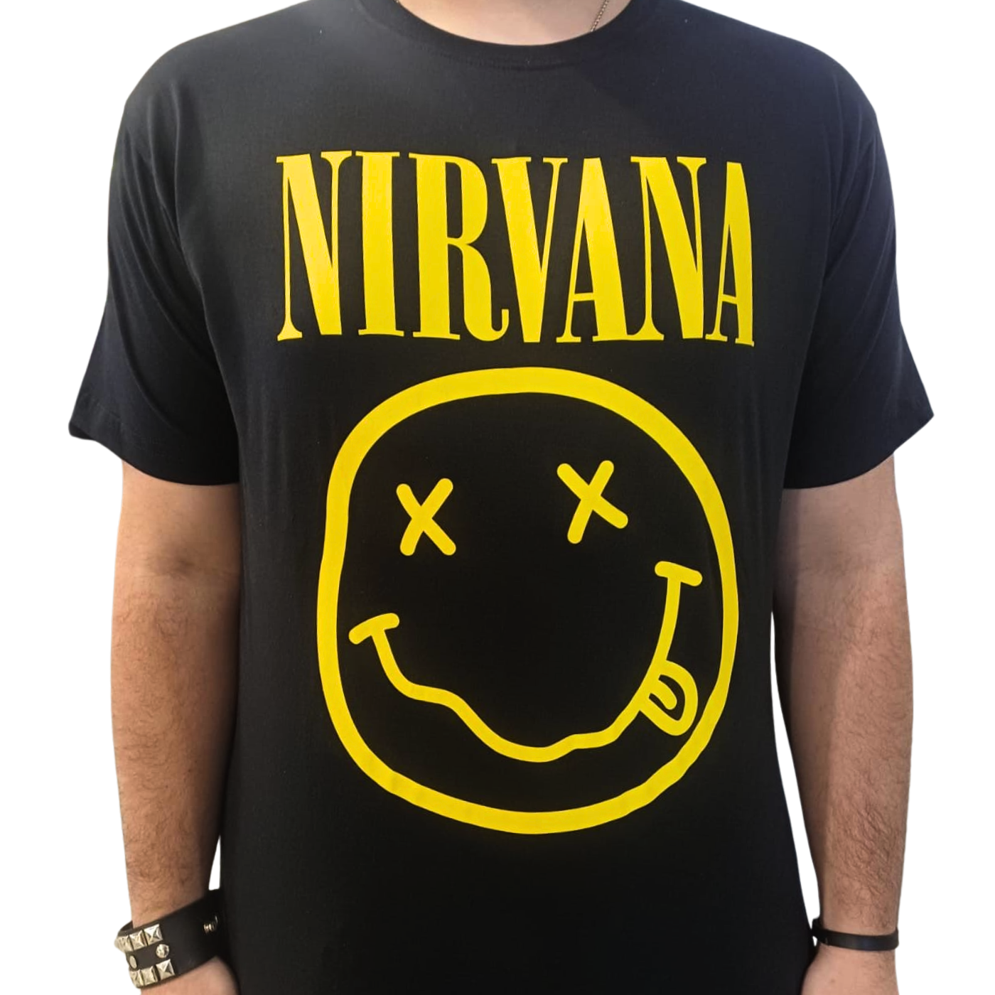 Camiseta Nirvana Smile Ponto Zero 049 - Loja Rock n' Roll