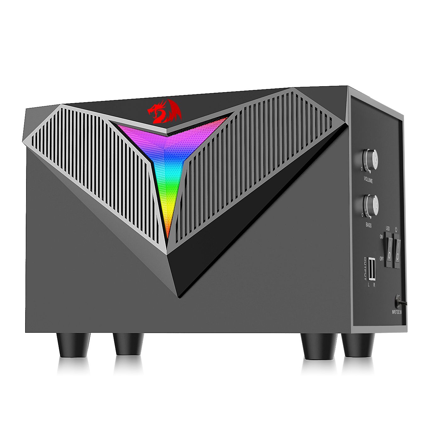 Caixas de Som e Subwoofer Gamer Redragon Toccata RGB GS700