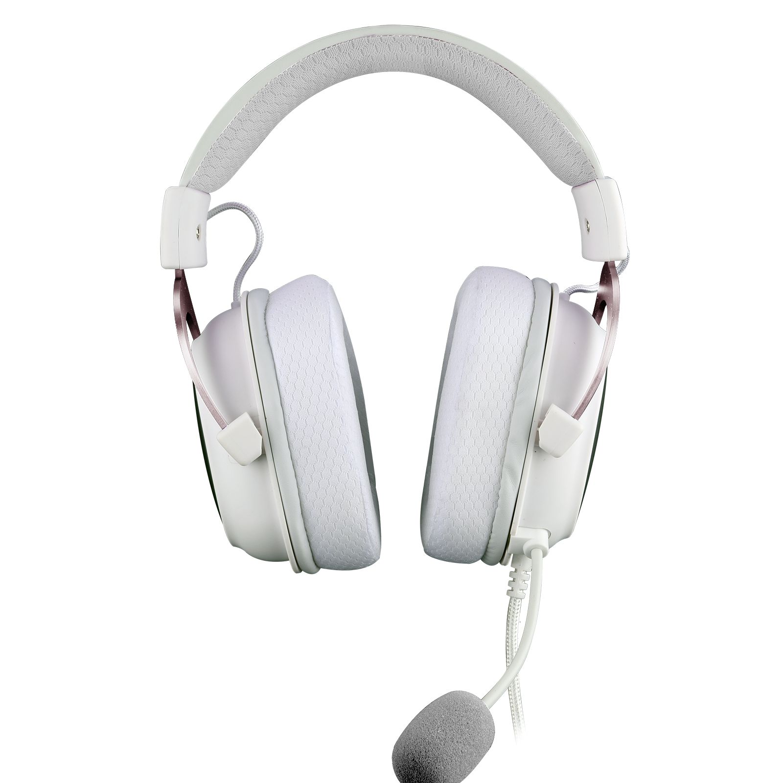 HEADSET GAMER ZEUS X BRANCO COM ROSE RGB - Redragon Store