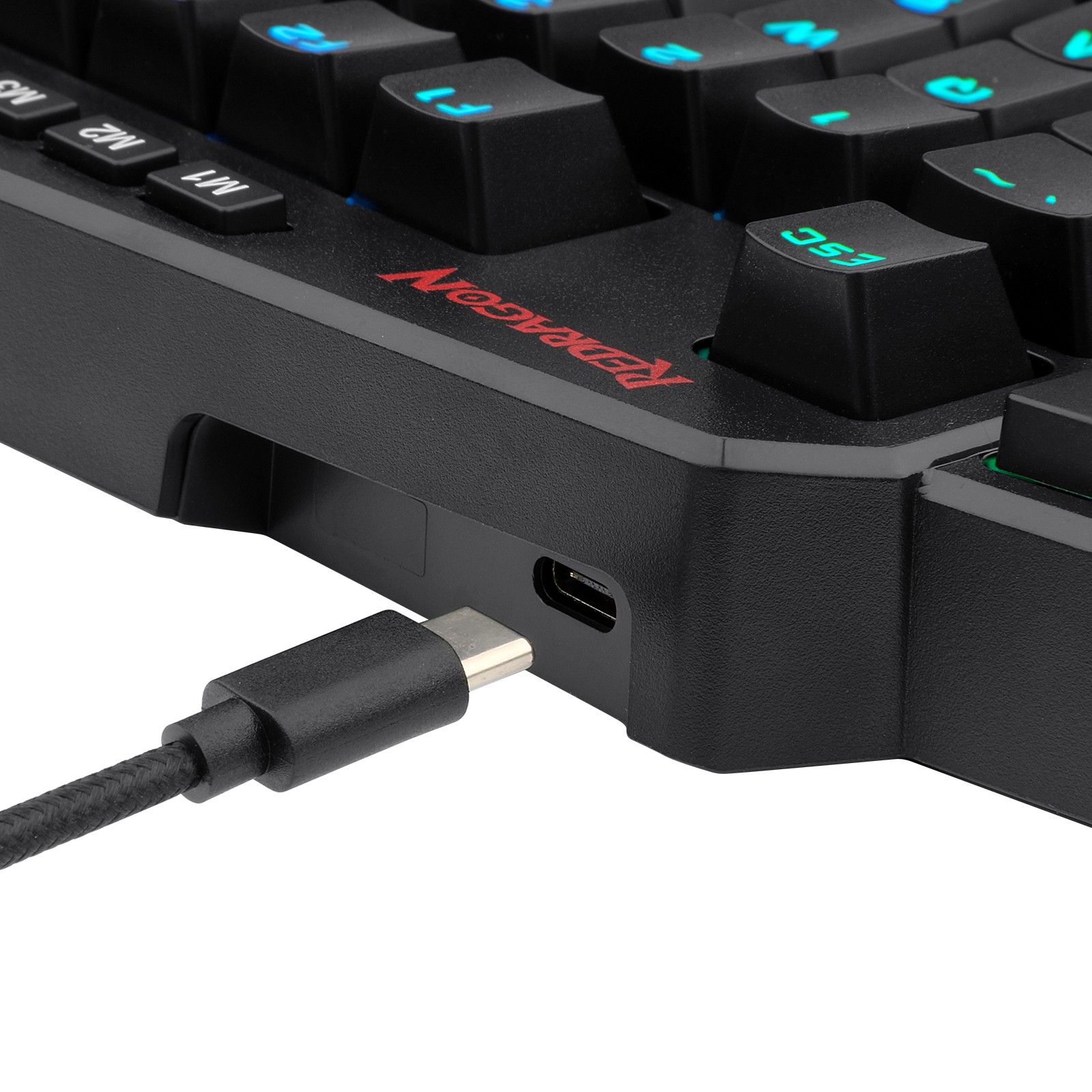 Teclado Mecânico Gamer Ditix – One Handed, Switch Azul, RGB, 7