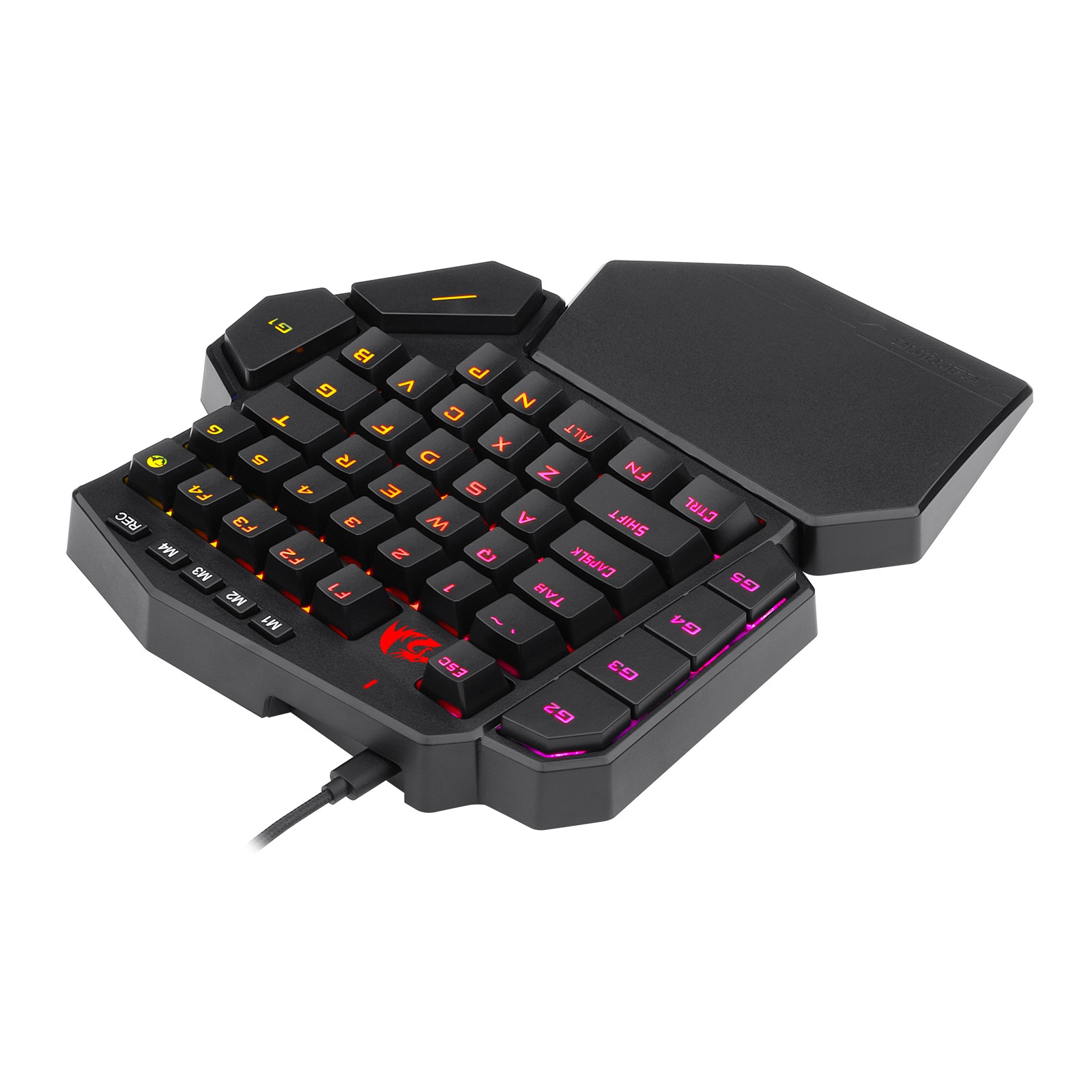 Teclado Mecânico Gamer Ditix – One Handed, Switch Azul, RGB, 7