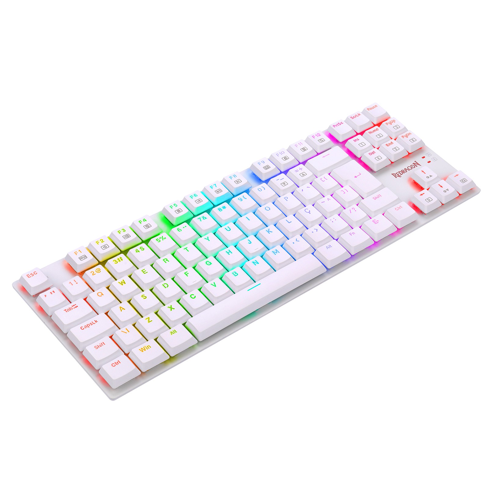 TECLADO MECANICO GAMER APS RGB BRANCO - Redragon Store