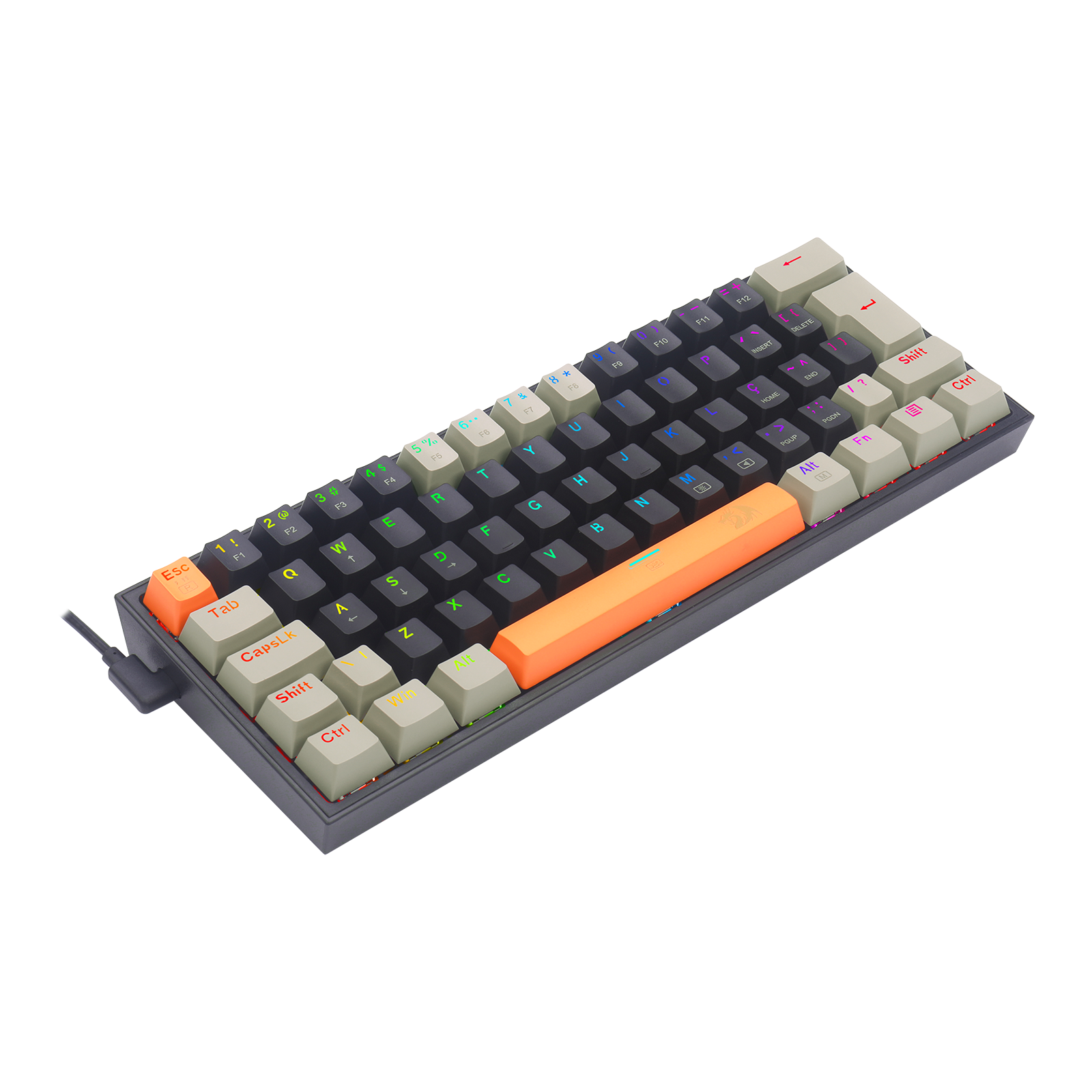 TECLADO MECÂNICO GAMER FIZZ SUNSET RGB 60% - Redragon Store