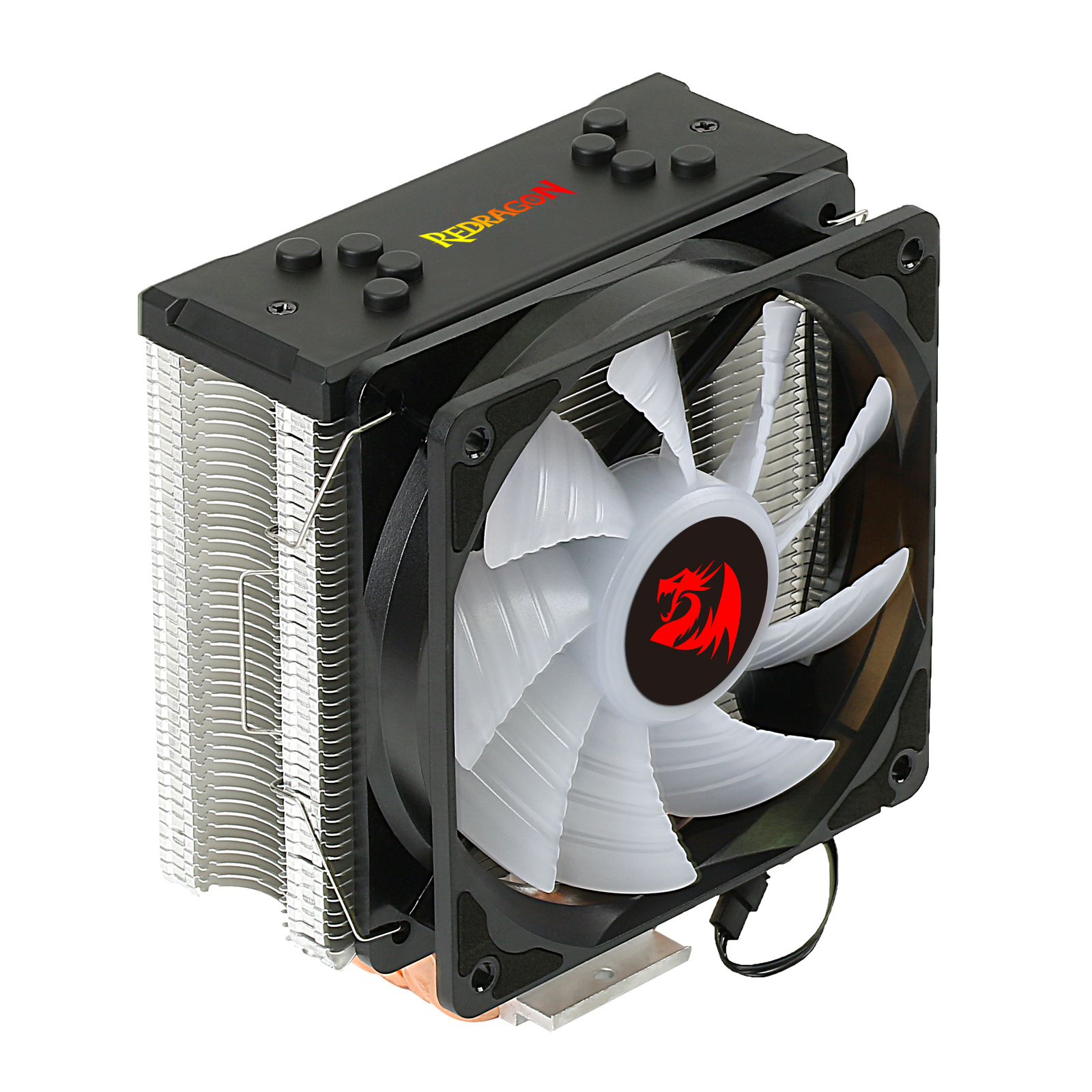 COOLER REDRAGON SKADI RGB PRETO MODELO CC-1051 - Redragon Store