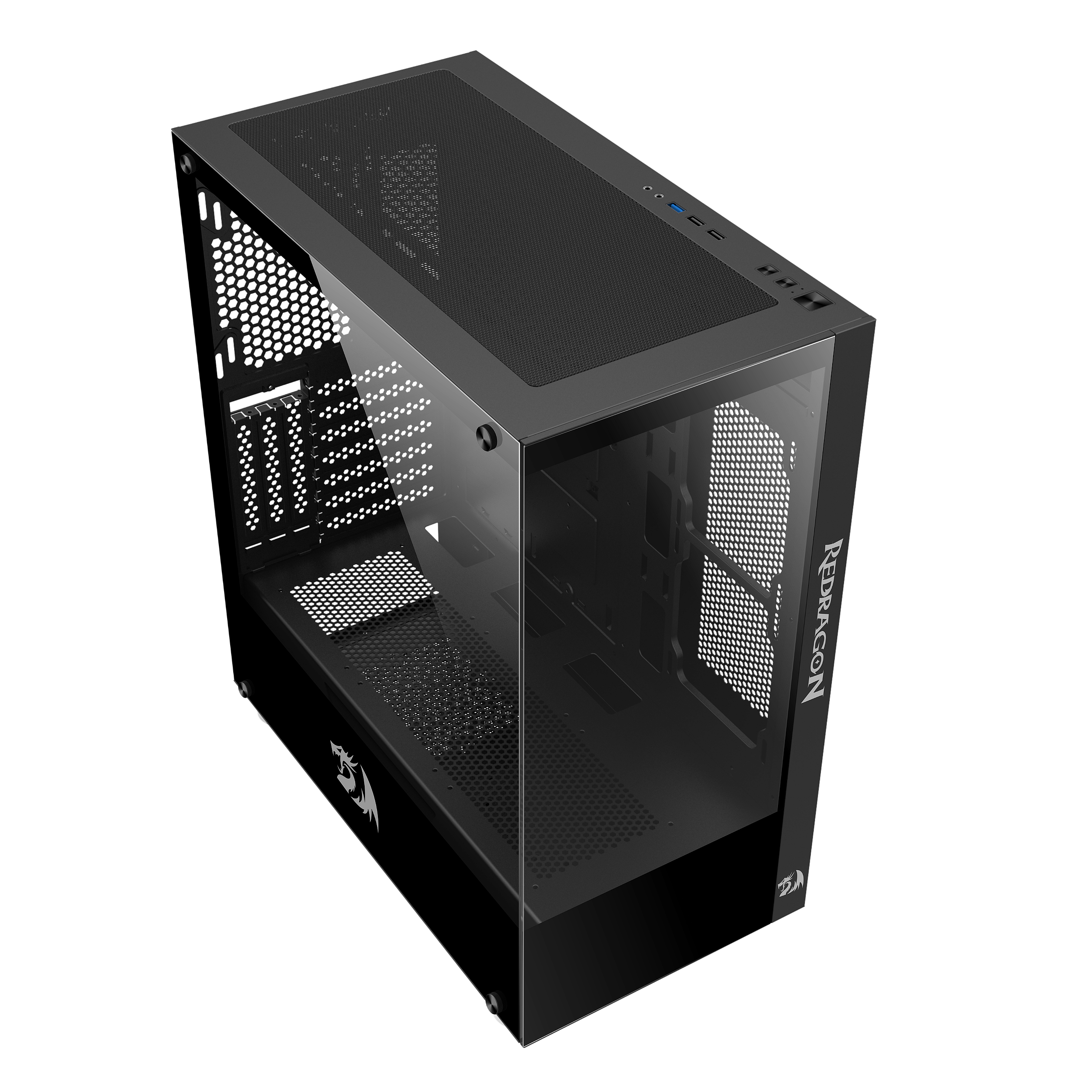 GABINETE REDRAGON REFLECT PRETO MODELO CA-601B - Redragon Store