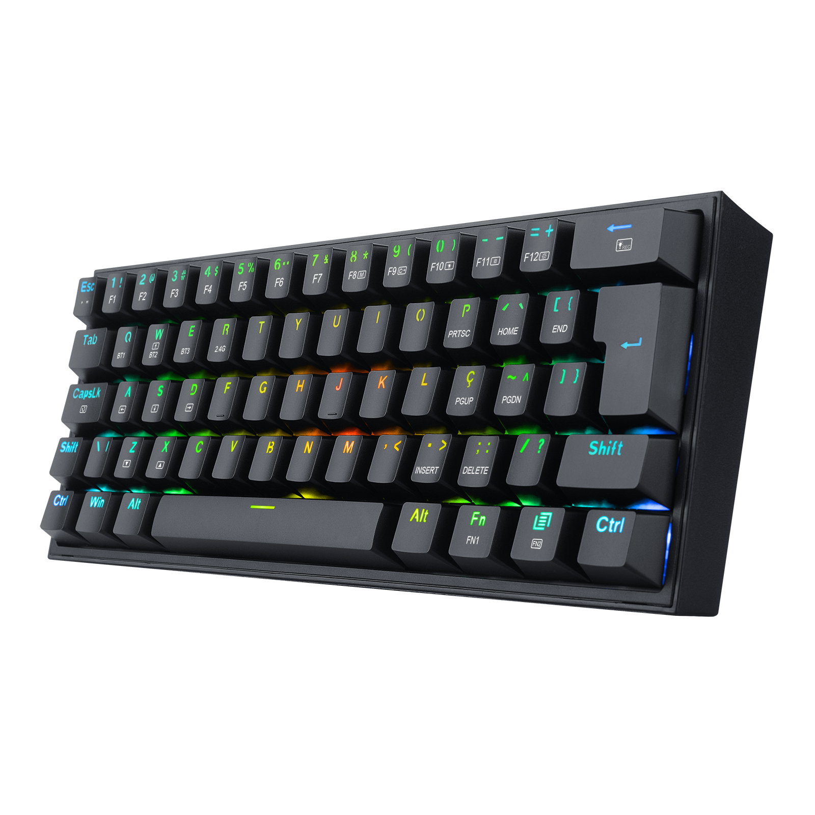 TECLADO MECANICO GAMER FIZZ PRO RGB PRETO - Redragon Store