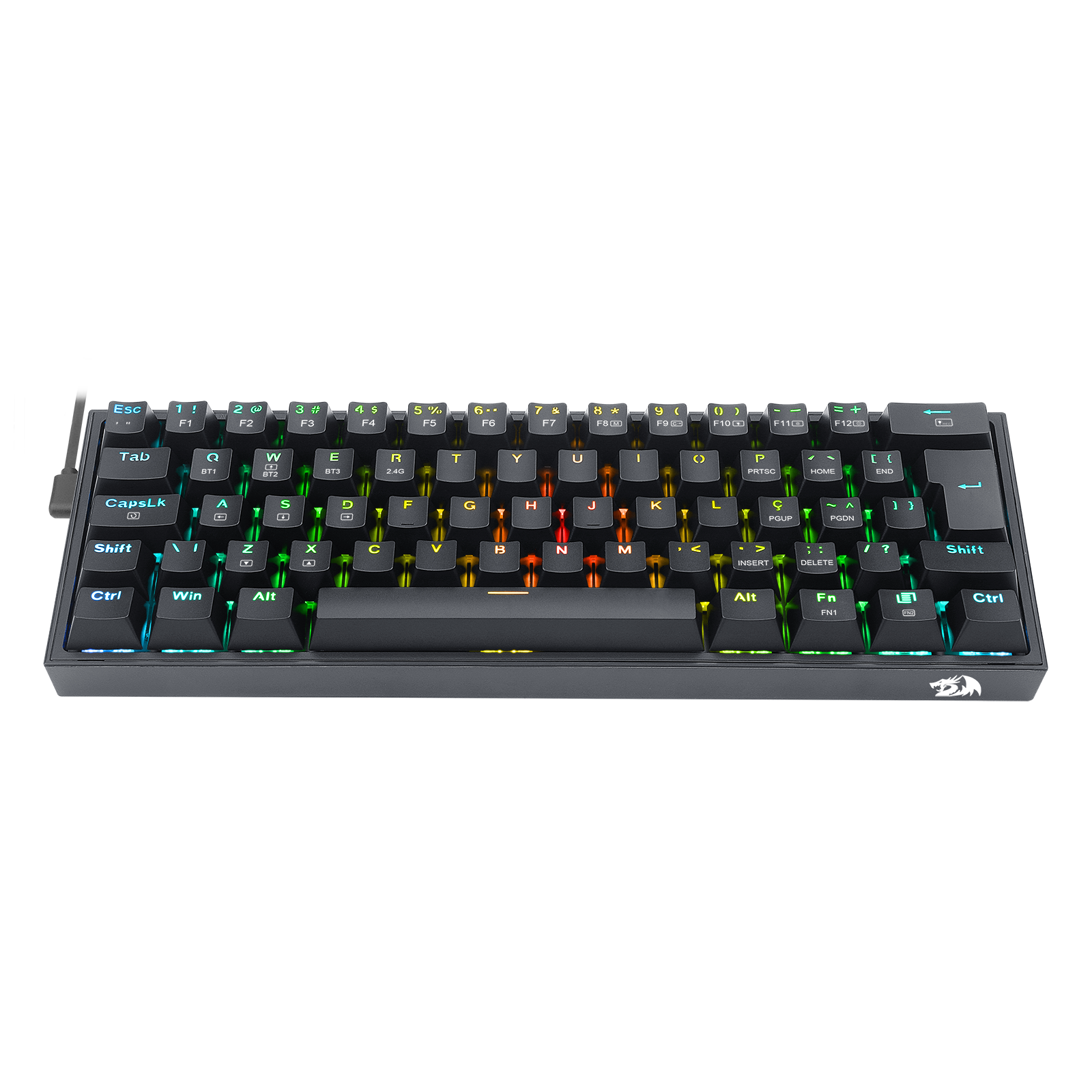 TECLADO MECANICO GAMER FIZZ PRO RGB PRETO - Redragon Store