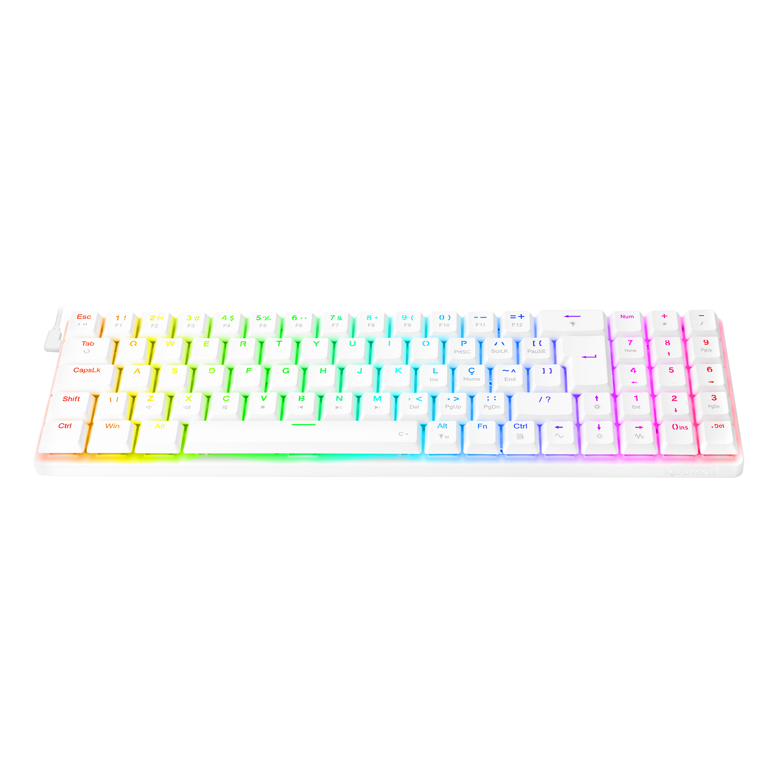 TECLADO MECÂNICO GAMER ASHE RGB - Redragon Store