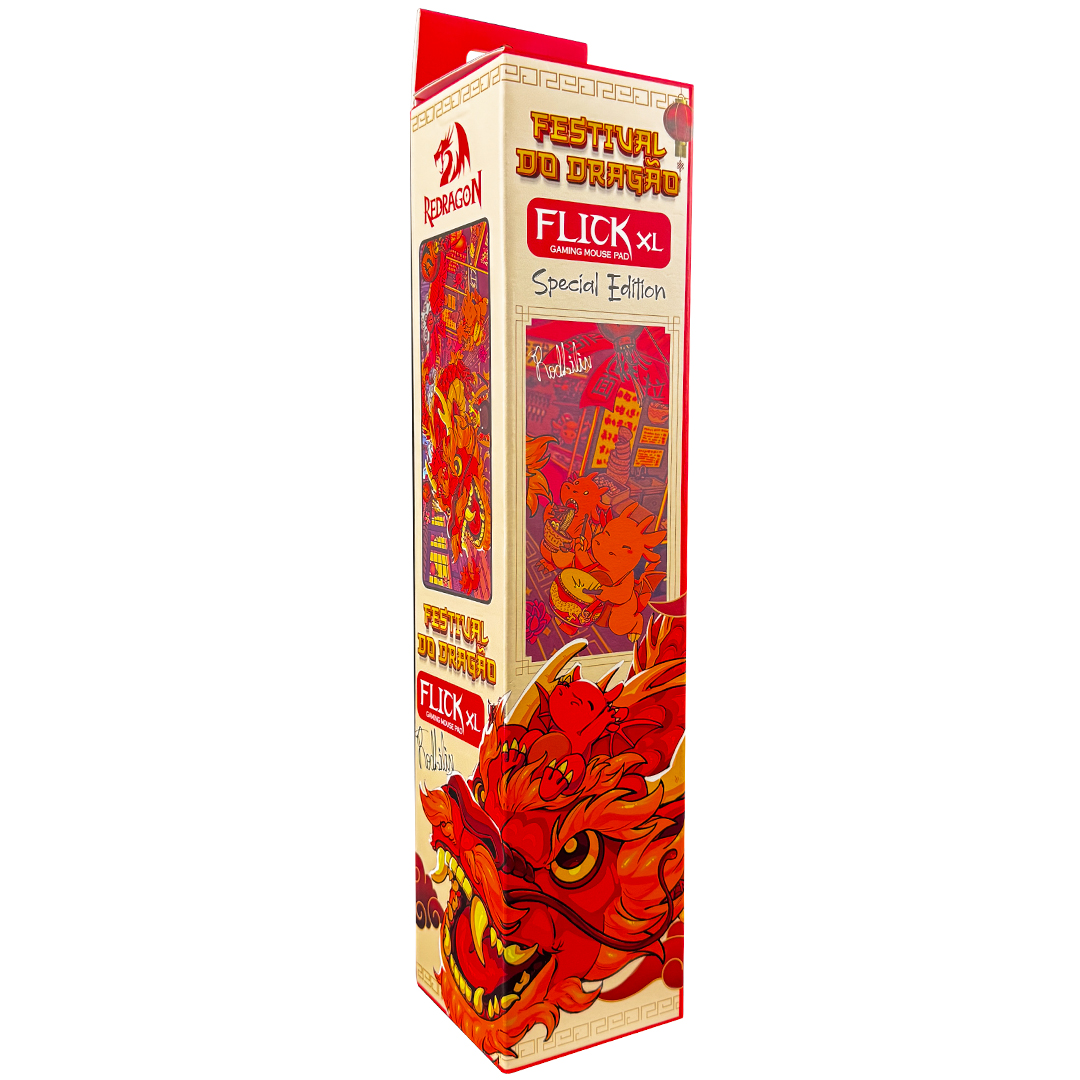 Mousepad Gamer Redragon Flick XL Special Edition Festival do