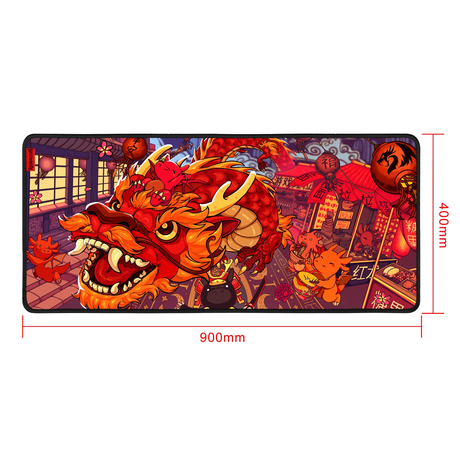 Mousepad Gamer Redragon Flick XL Special Edition Festival do