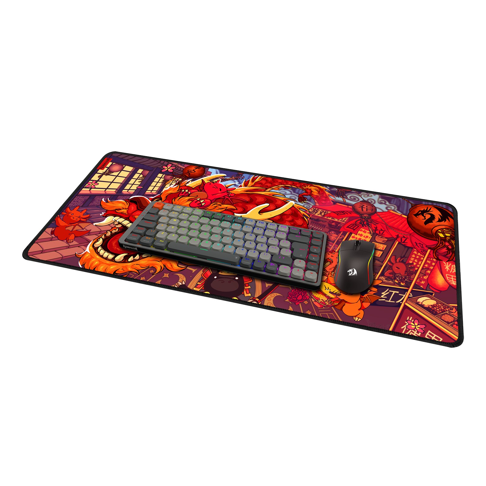 Mousepad Gamer Redragon Flick XL Special Edition Festival do