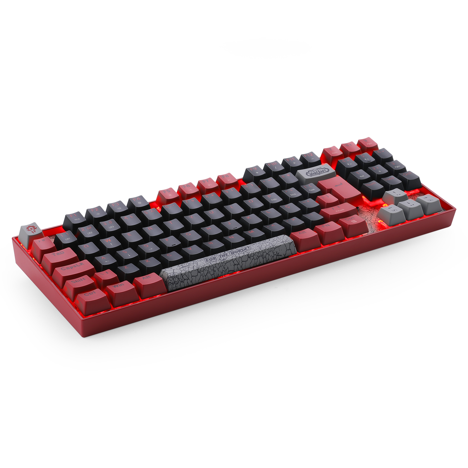 テクノワールド Teclado Mecanico Gamer Zed Pro RGB Switch Brown, Preto - K627p-wns