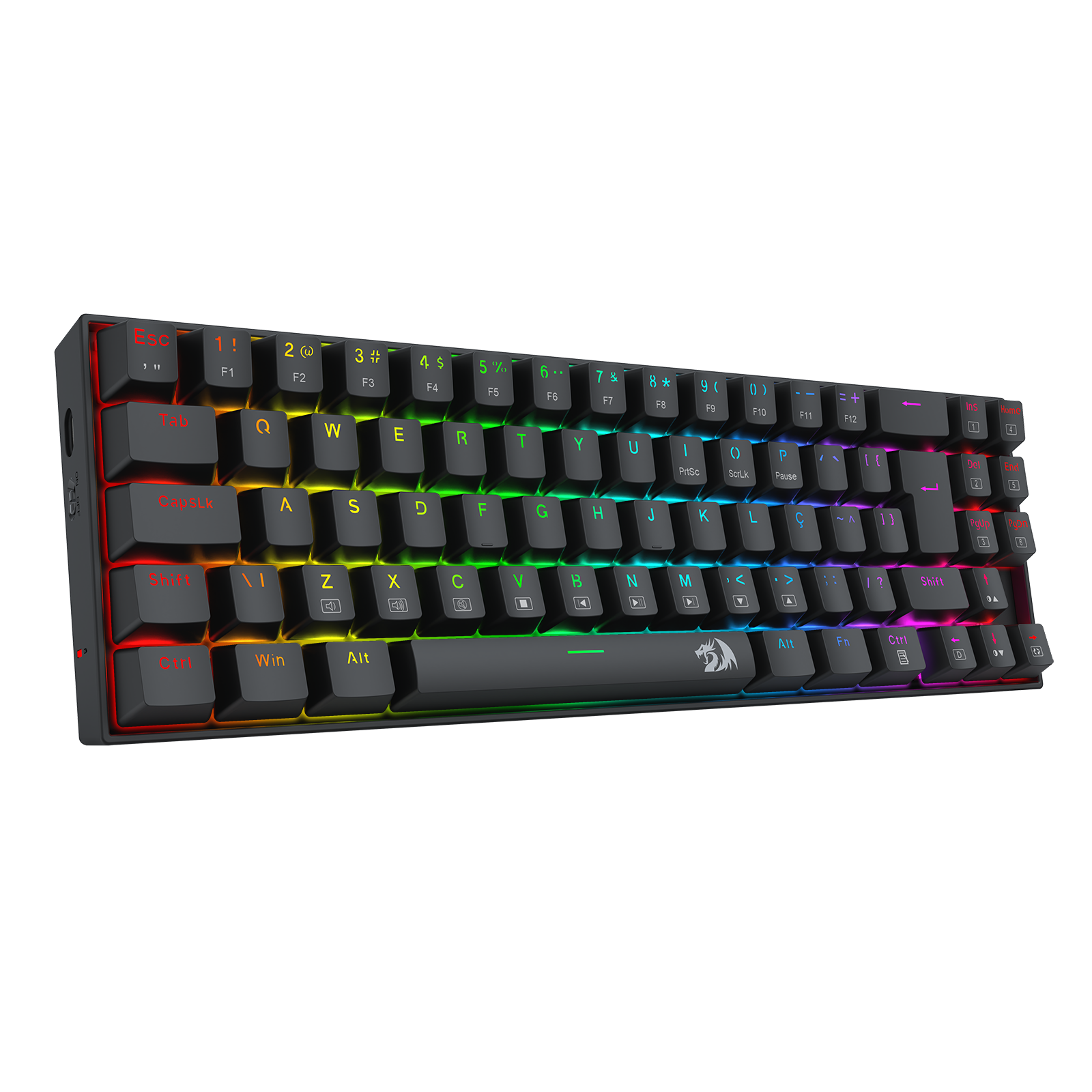 Teclado Gamer Redragon Deimos K599-KNS – Mecânico 70% Compacto