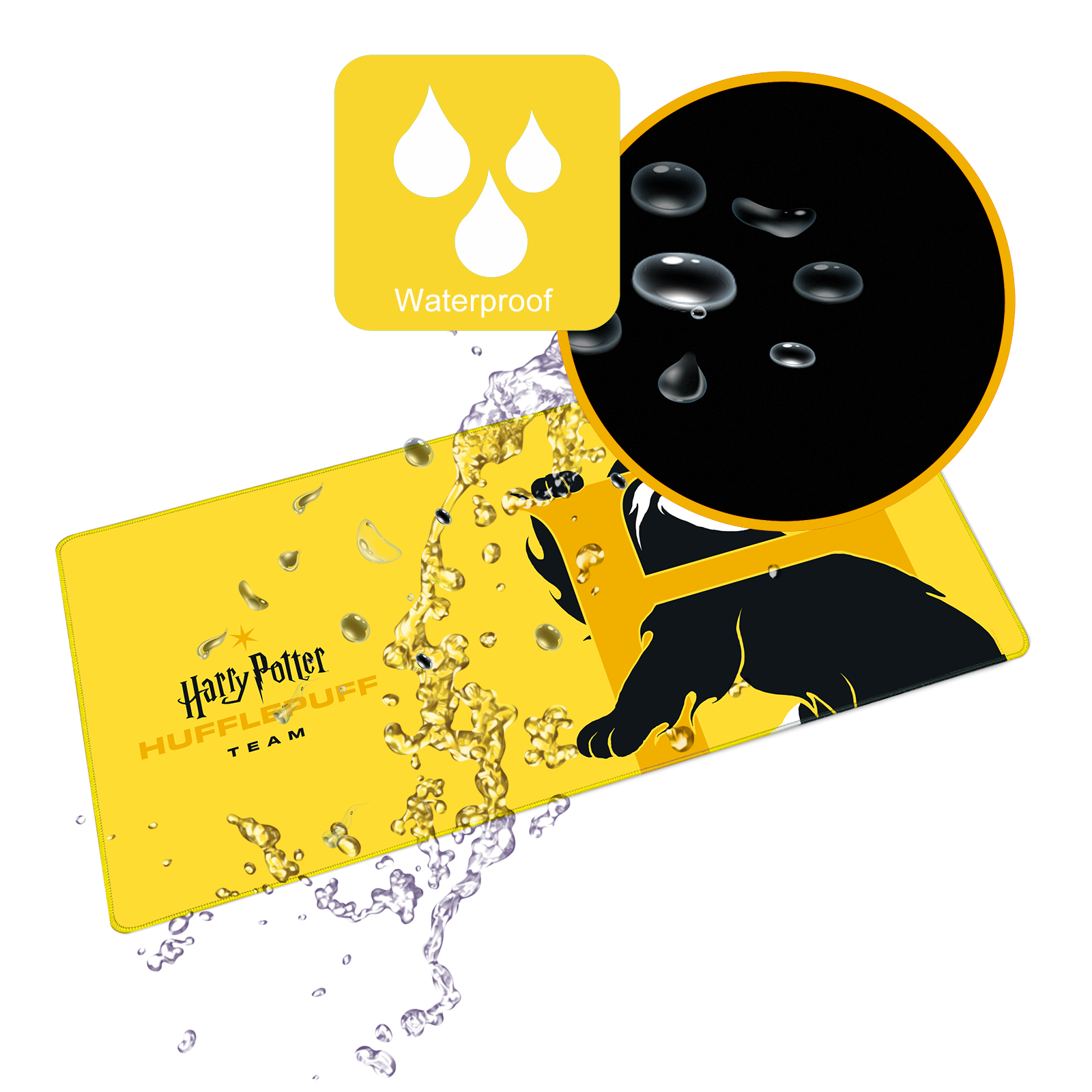 Squishmallows Harry Potter Sleeping Hufflepuff Badger 18" Plush Soft Toy - View #4