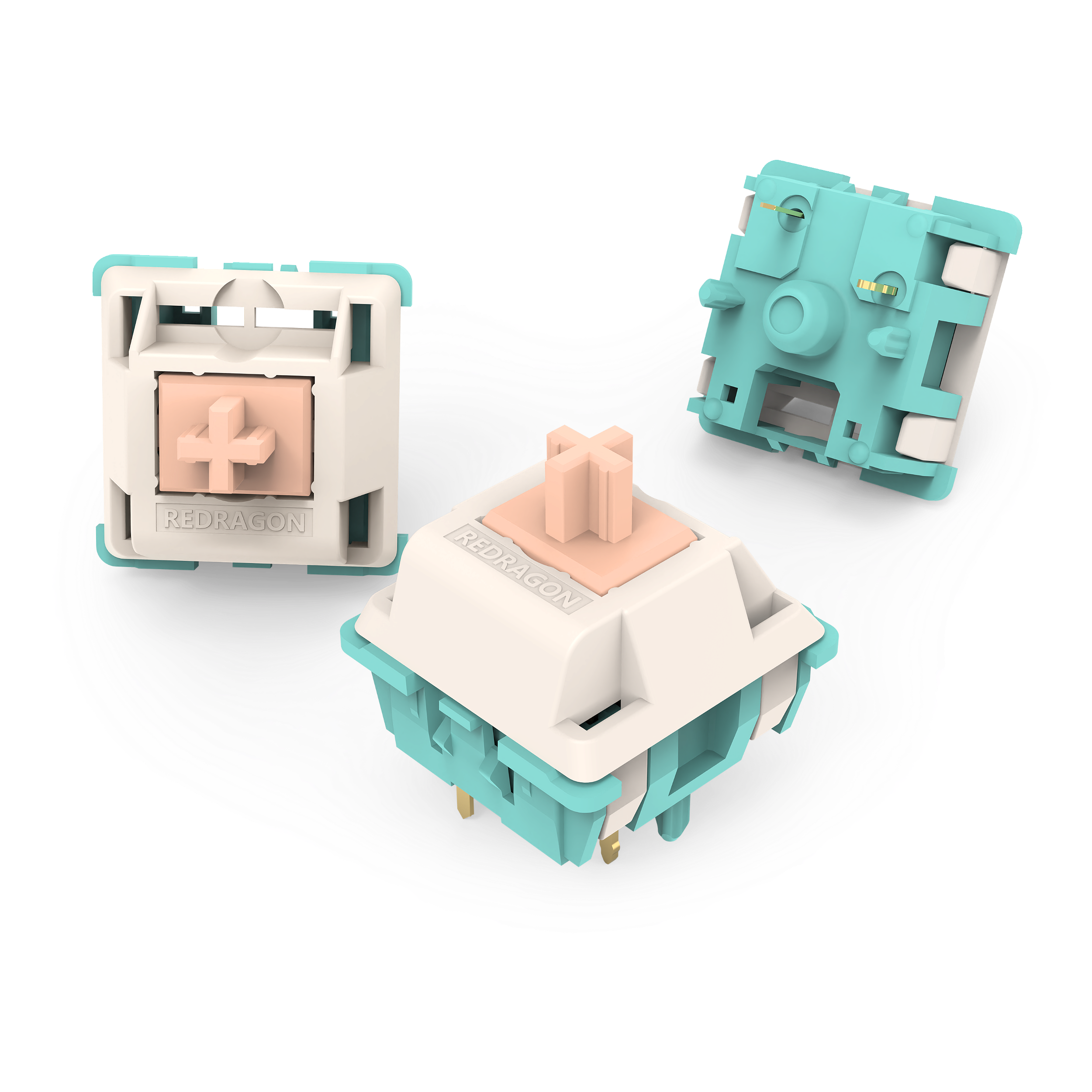 Switch para Teclado Mecânico Redragon Leopard Linear Rosa Claro