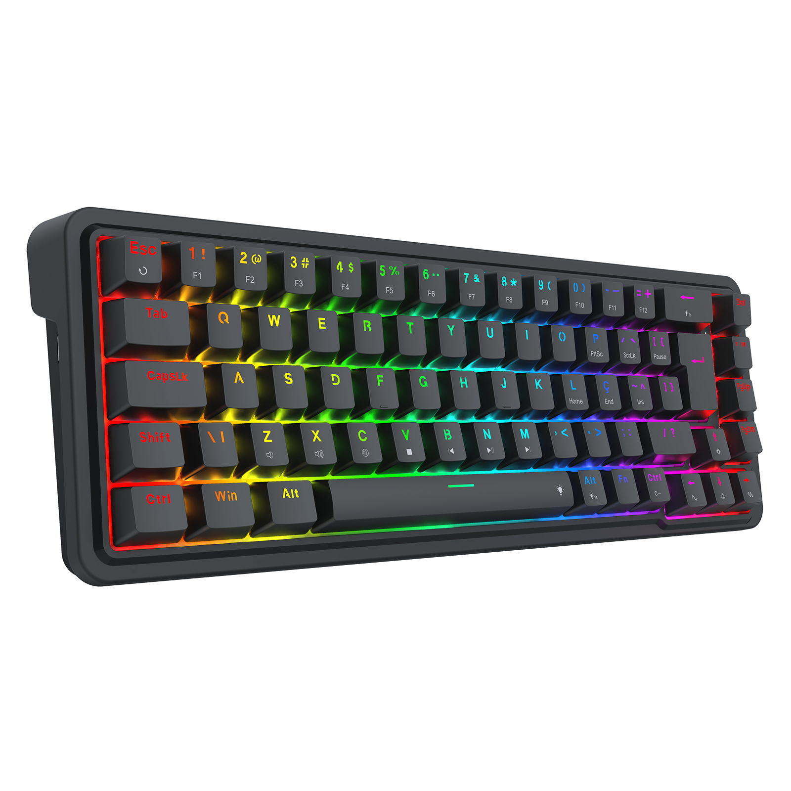 Teclado Mecânico Gamer Redragon Nova RGB 65% – Gasket Mount