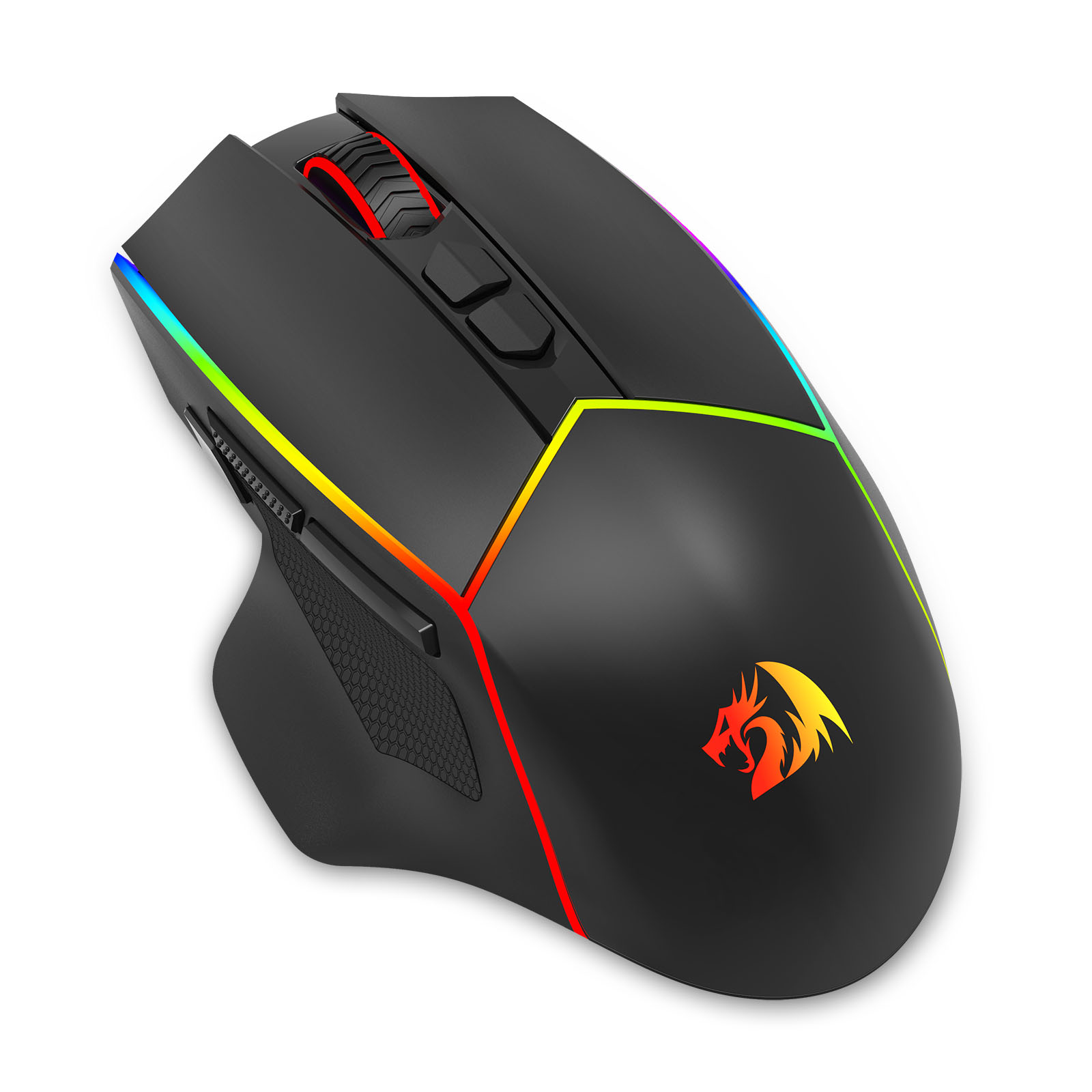 Mouse Gamer Redragon Axe Pro RGB Preto 8000 DPI M814RGB-PRO - Redragon ...