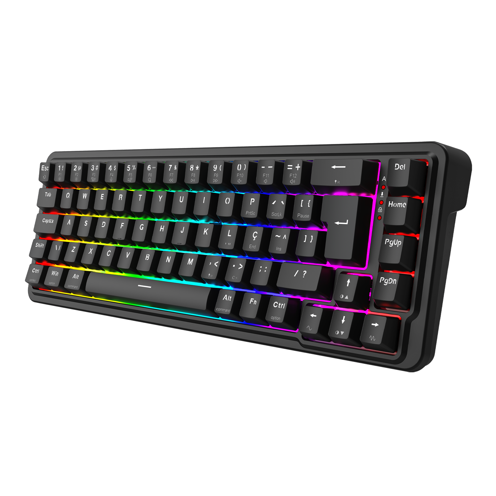 Teclado Magnético Gamer Redragon Nova RGB 65% ABNT2 – UltraMag