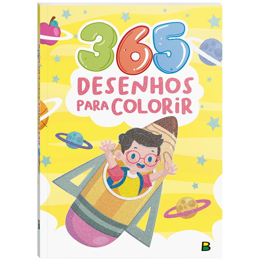 Livro 365 Desenhos Para Colorir Vermelho - Todolivro