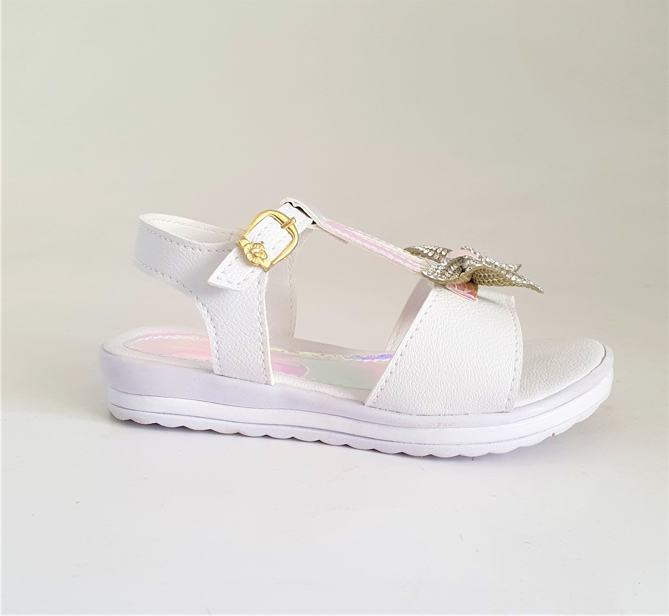 Sandália Infantil Branca Moda Menina 73.047 - Kalceaki Calçados | Calçados  Numeração Grande do 33 ao 45