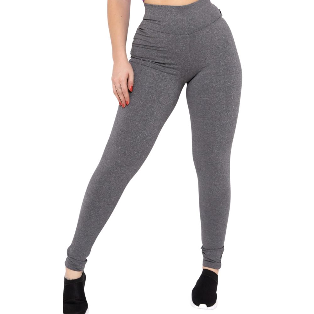 Legging Fitness Feminina Bolso Franzido Suplex - Miss Blessed