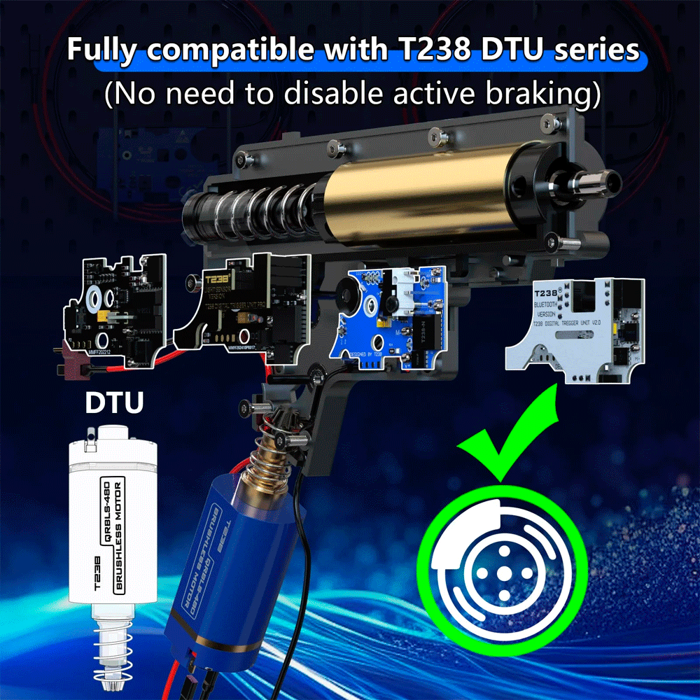 Motor T238 Brushless BL-480 37000 RPM Long | Aeromodelismo - Ed Esportes