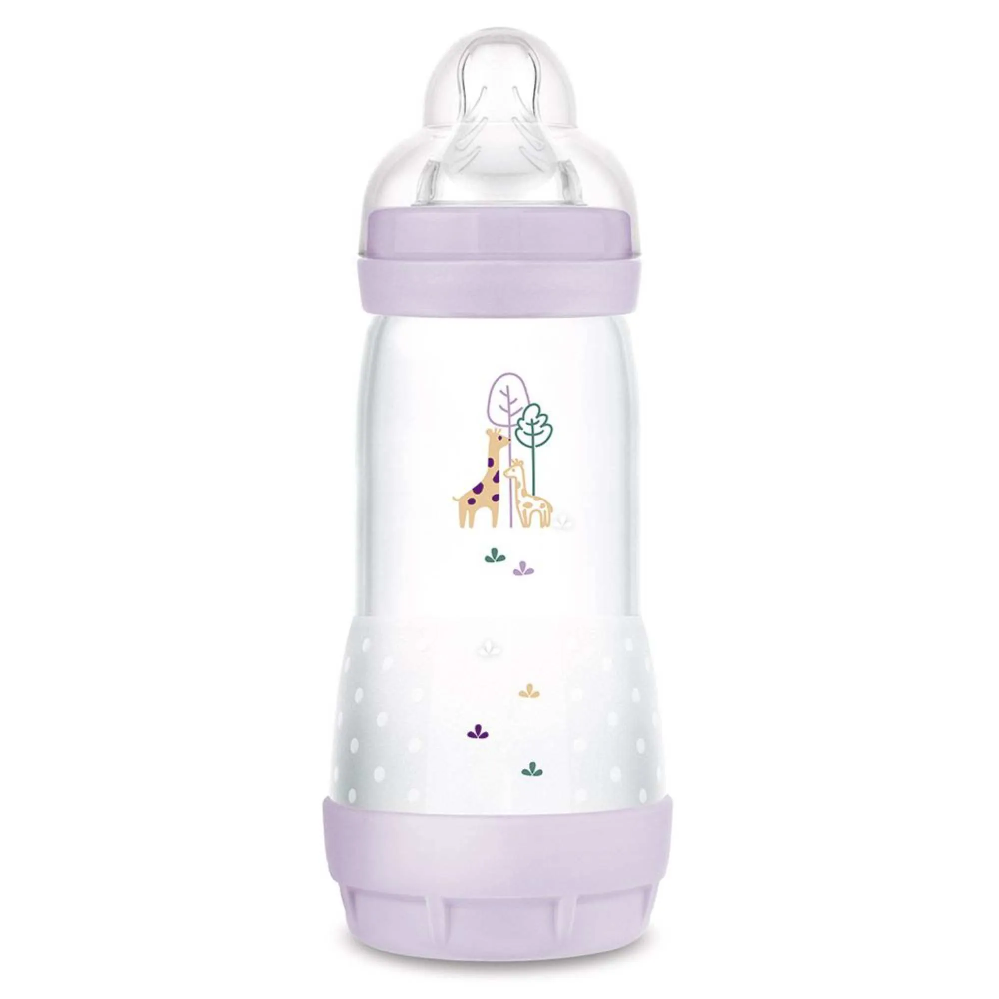 Mamadeira Easy Start 320ml Lilás - MAM - TotalBaby Store