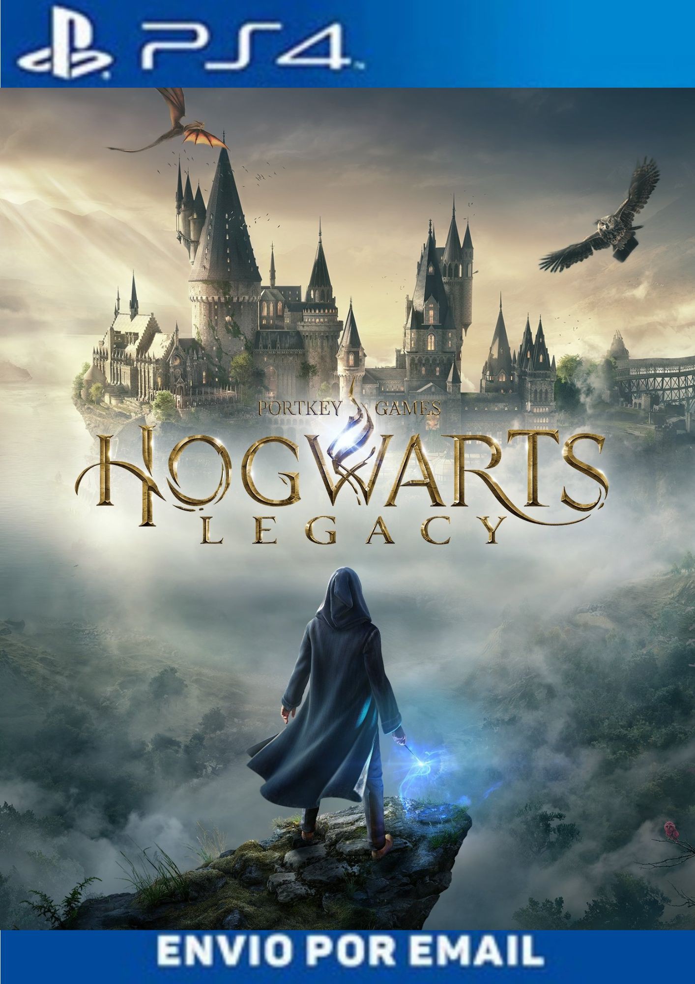 Hogwarts Legacy Edição Padrão Playstation 4 - Mídia Digital - Loja