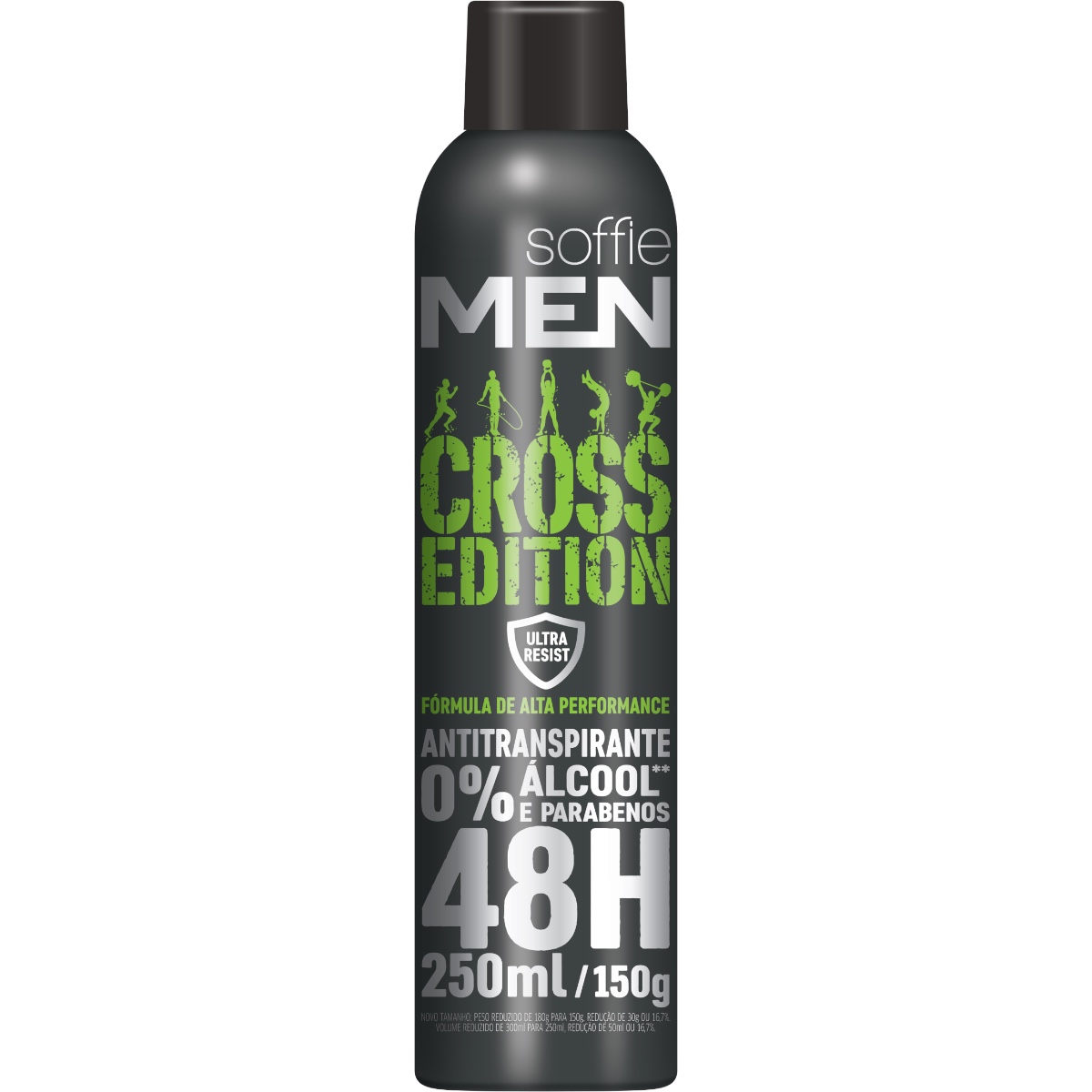 Desodorante Antitranspirante Soffie Men Cross Edition Aerosol Soffie Encontre Os Melhores