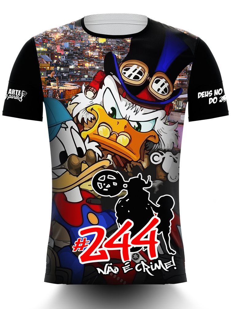 Camisa/camiseta Motos 244 Não É Crime - Grau