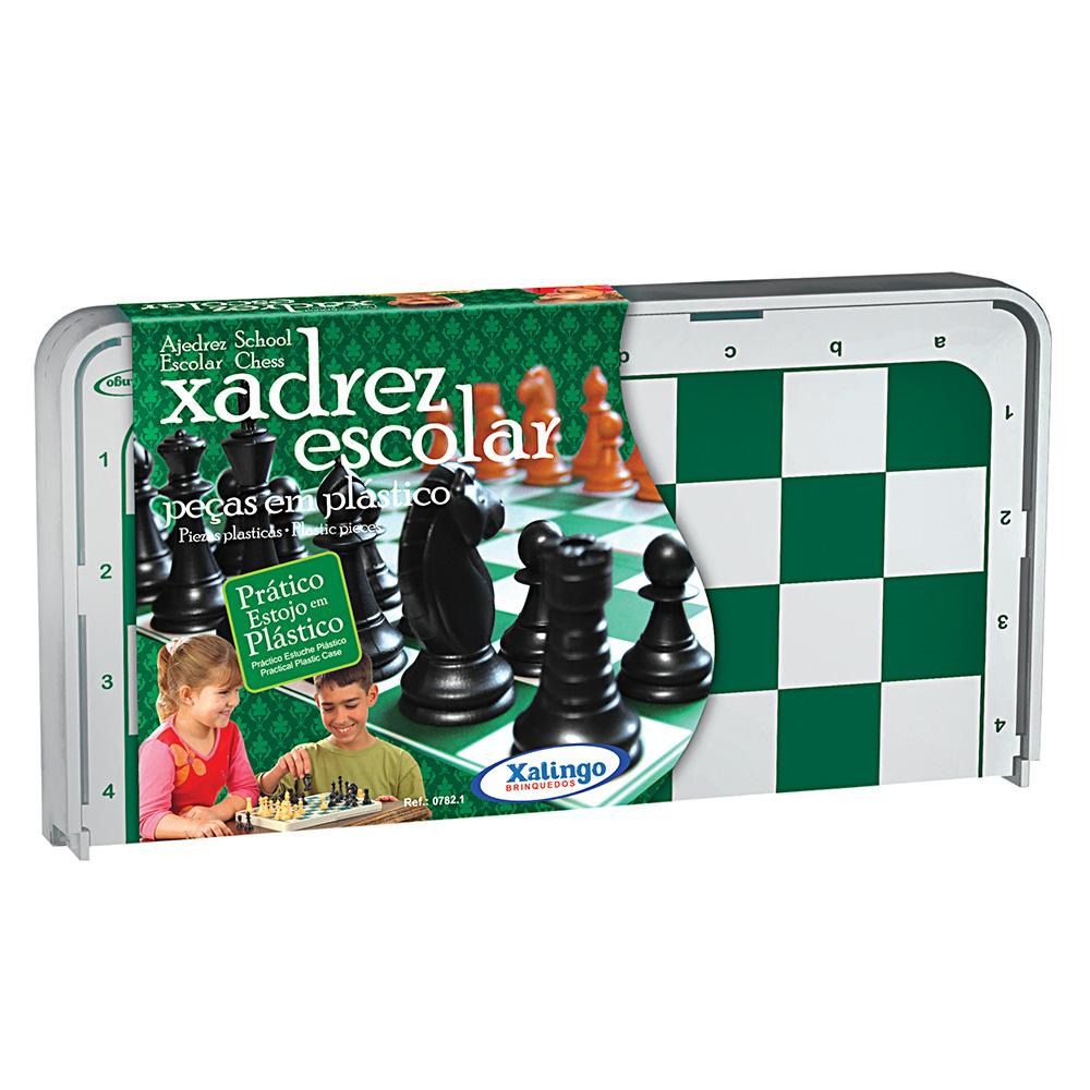 Jogo pedagógico xadrez e damas master xalingo - MEGA IMPRESS - Papelaria,  Copos Personalizados, Gráfica Rápida e Muiiito mais