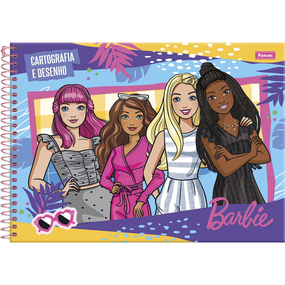 Desenhos de colorir-(3 giz de cera)Barbie