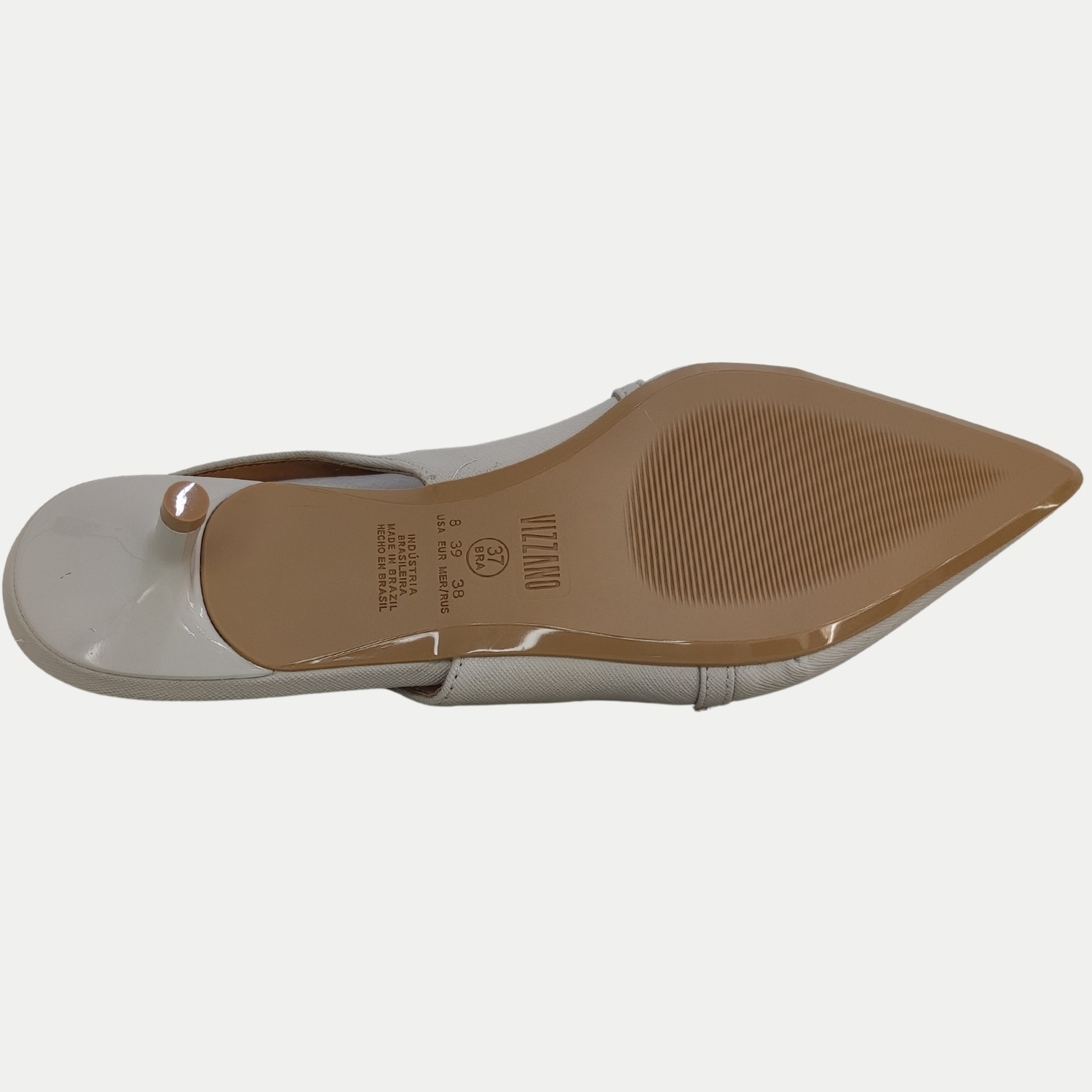 SAPATO VIZZANO SALTO BAIXO CHANEL CINZA FEMININO ADULTO Lojas Parati