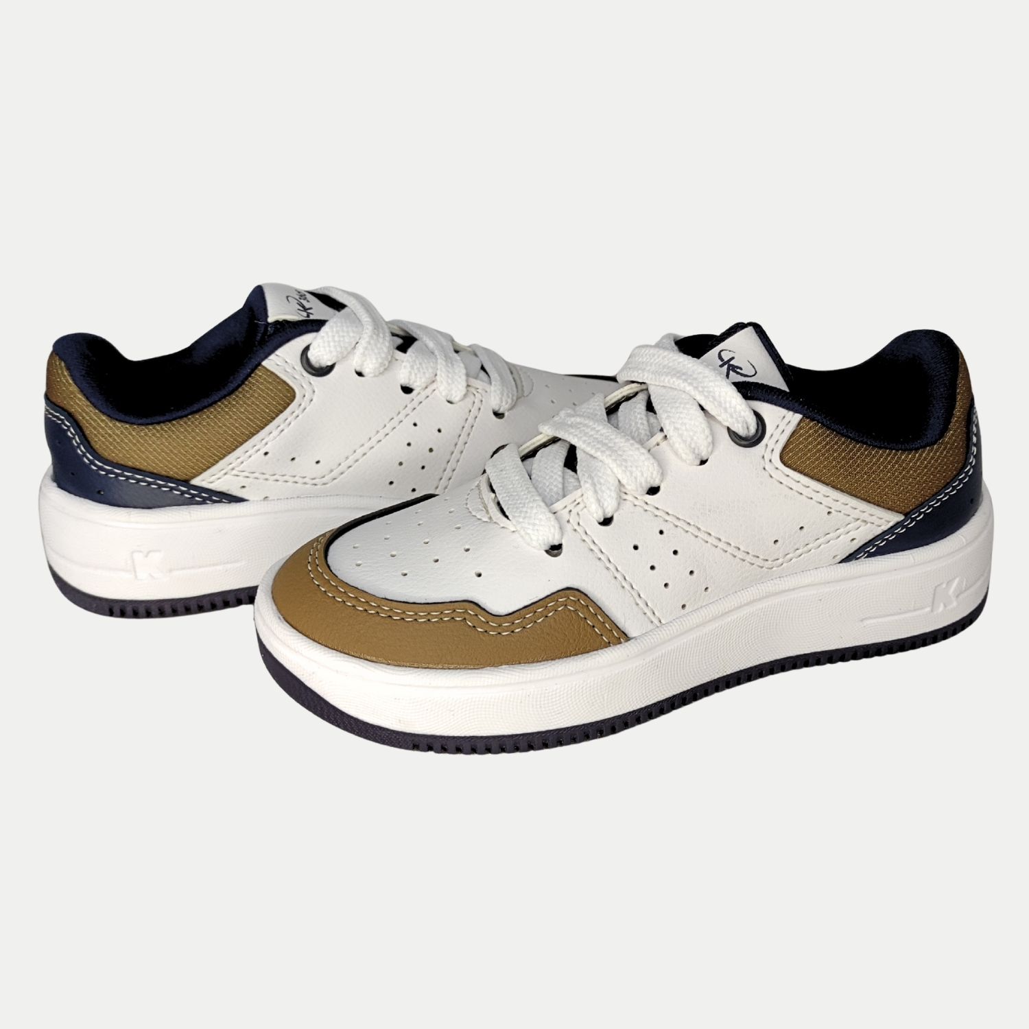 TÊNIS KIDY NOVA YORK CASUAL COM CADARÇO BRANCO MASCULINO INFANTIL
