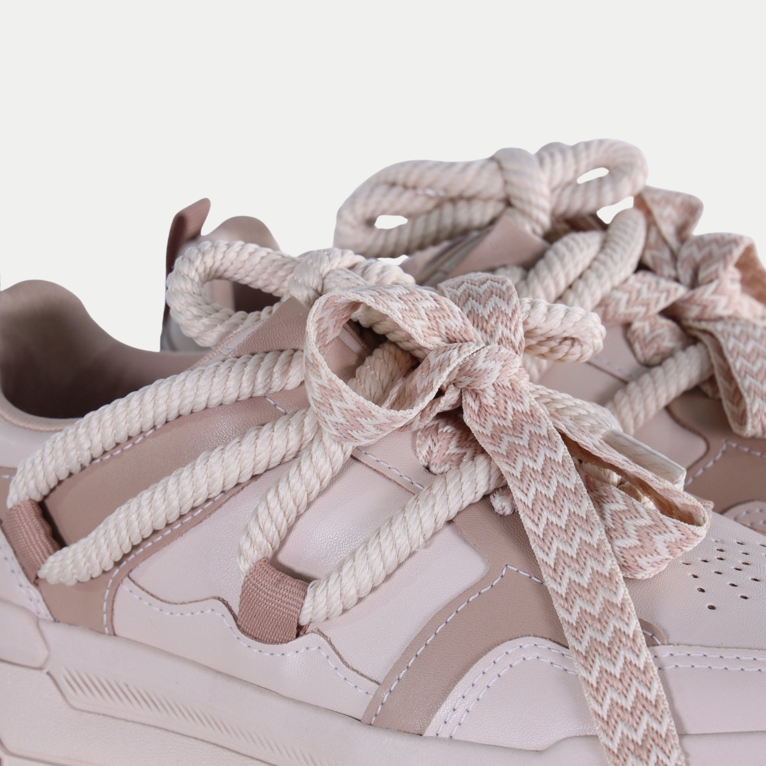 TÊNIS RAMARIM CASUAL COM 2 CADARÇO CREME FEMININO ADULTO - Lojas