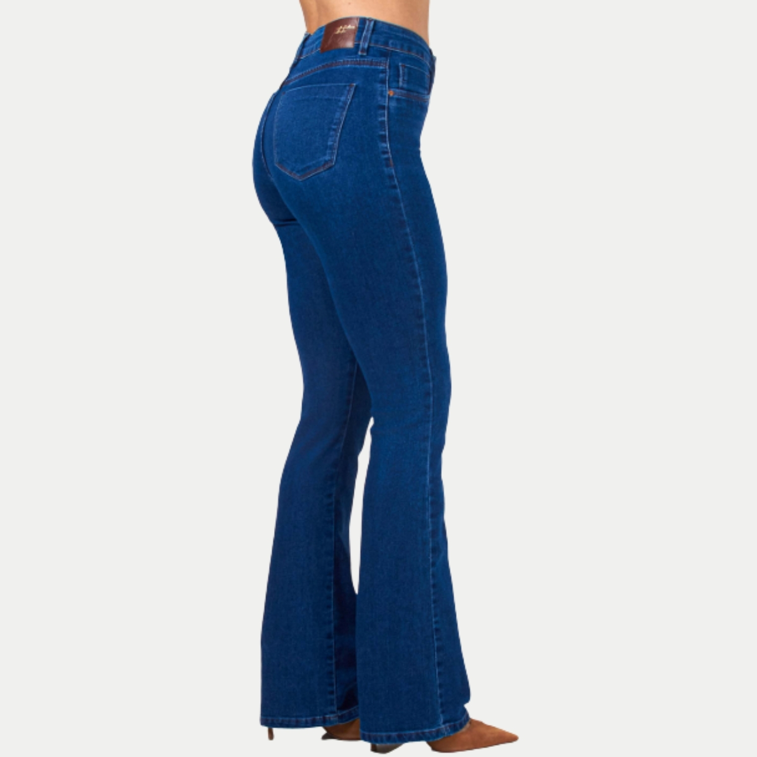 CALÇA SHOT JEANS MÉDIO COM ELASTANO BOOTCUT FEMININO ADULTO - Lojas Parati