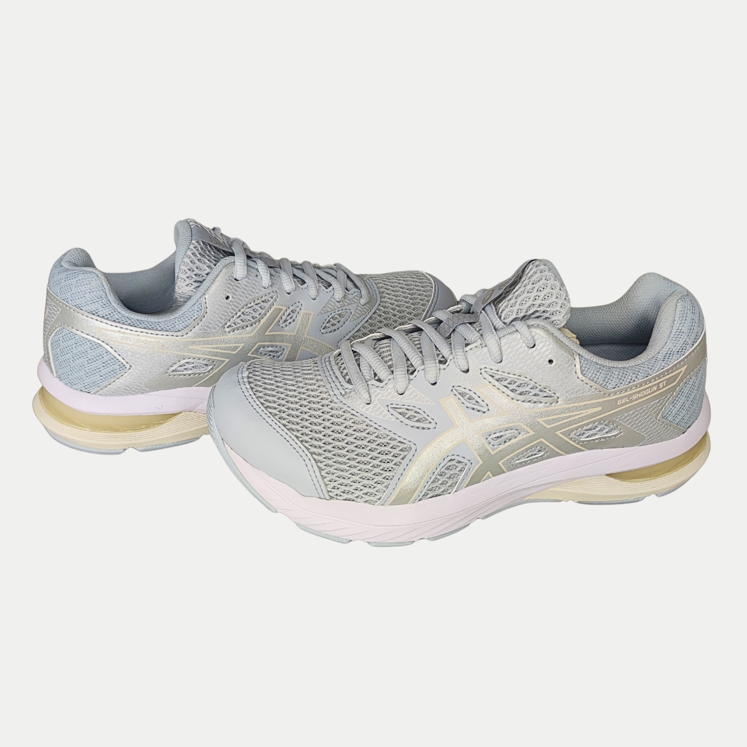 TÊNIS ASICS GEL SHOGUN ST RUNNING AZUL PASTEL FEMININO ADULTO